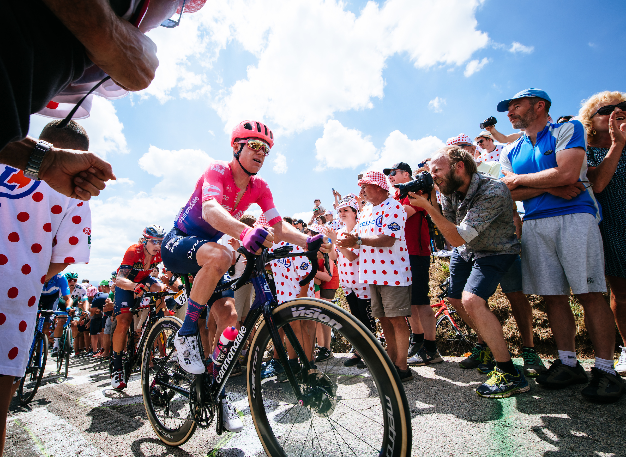 Simon Clarke in the breakaway (ph. Gruber)