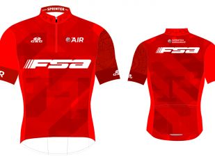 FULL SPEED AHEAD SPONSOR OF ADRIATICA IONICA RACE RED JERSEY