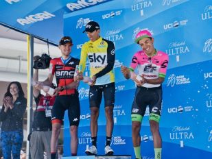 Martinez Places 3rd at AMGEN Tour of California